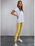 Yellow leggings 2116 - Online store - Boutique